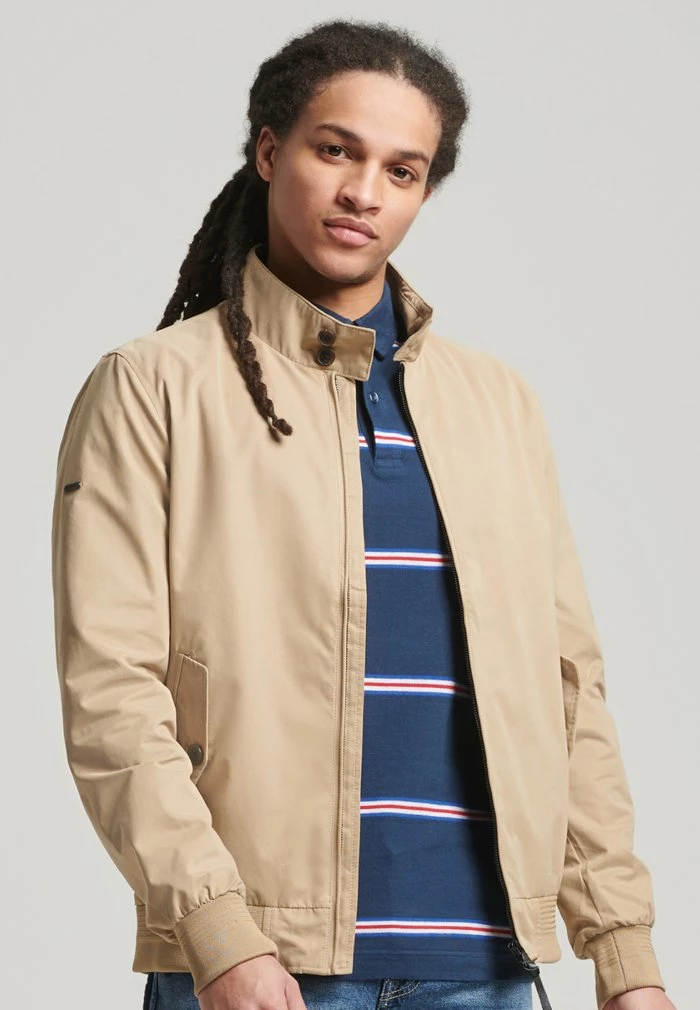 Superdry HARRINGTON - Summer Jacket - Tan 4 Superdry HARRINGTON - Summer Jacket - Tan - Image 4