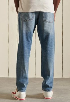 Superdry TAILORED - Straight Leg Jeans - Houston Mid Vintage -Superdry Shop 9d4b76ec82374e3f8749acbc26219a71