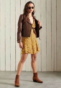 Superdry Day Dress - Autumn Ditsy Gold