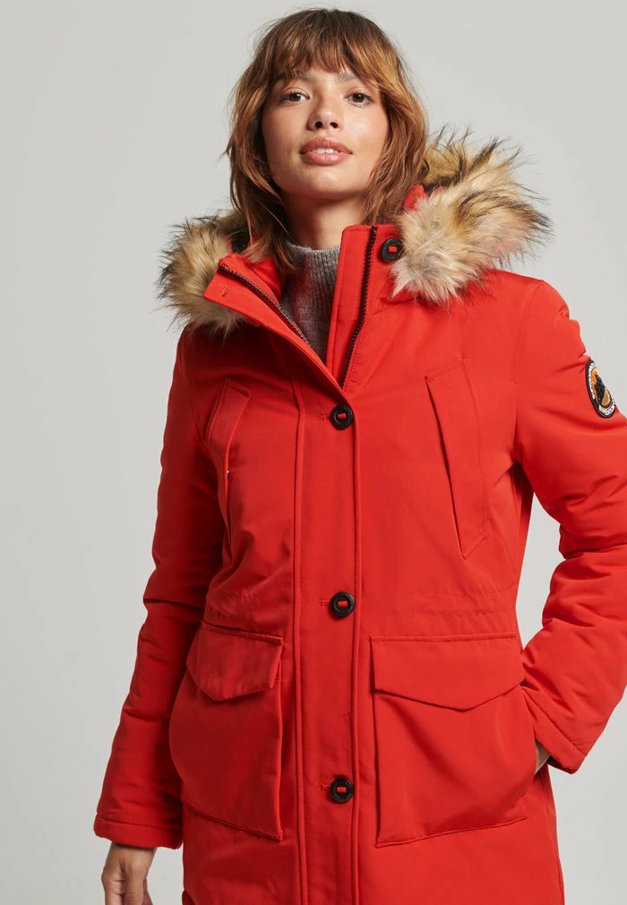 Superdry EVEREST - Parka - High Risk Red 3 Superdry EVEREST - Parka - High Risk Red - Image 3