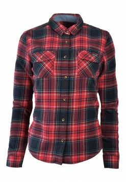 Superdry Button-down Blouse - Kilburn Check Red