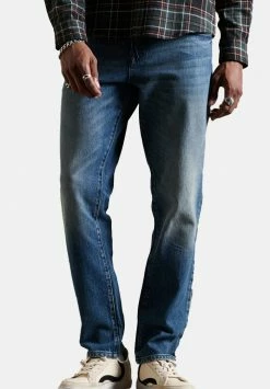Superdry Straight Leg Jeans - Horatio Indigo Vintage