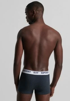 Superdry Pants - Navy Marl/dark Grey