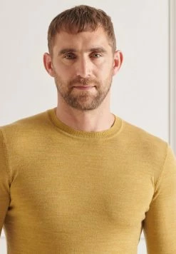 Superdry Jumper - Dark Chartreuse Marl -Superdry Shop 9e148b39484d4c9e81a4b6b2ea59fa40