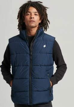Superdry Waistcoat - Deep Navy