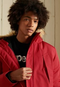 Superdry EVEREST - Winter Coat - Hike Red -Superdry Shop 9ea91aa7a44646fab47e67a227137cbf