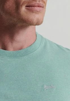 Superdry Basic T-shirt - Sage Marl -Superdry Shop 9eceb8954cf24cbdac898bbb13a3cfdc