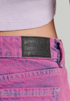 Superdry HOT - Denim Shorts - Pink Wash -Superdry Shop 9ef62e5fa659481b84fc83ae535ab92d