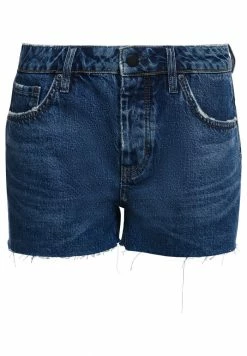 Superdry CUT OFF - Denim Shorts - Dark Indigo Aged -Superdry Shop 9efd9e581cc24797bbbd31326fb863a9