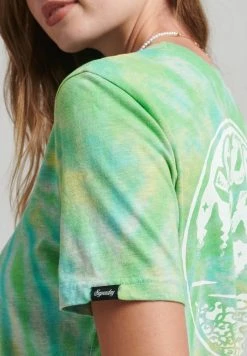 Superdry WOODLAND GRAPHIC - Print T-shirt - Glacier Grey Marl Tie Dye -Superdry Shop 9effe8666d404c07885aee63d62ca1cf