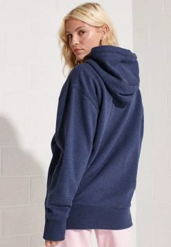 Superdry CODE APPLIQUE OVERSIZED - Sweatshirt - Princedom Blue Marl