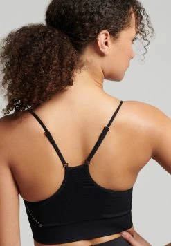 Superdry TRAINING SEAMLESS CONTOUR - Sports Bra - Black -Superdry Shop 9f4bb022fbc2427bab4e959b14fe7bf6
