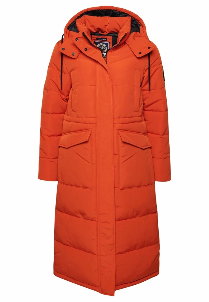 Superdry EVEREST LONGLINE PUFFER - Winter Coat - Pureed Pumpkin 5 Superdry EVEREST LONGLINE PUFFER - Winter Coat - Pureed Pumpkin - Image 5