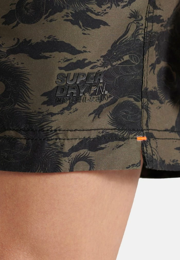 Superdry SUPER BEACH VOLLEY - Swimming Shorts - T5h Hiroshi Dragon Olive 3 Superdry SUPER BEACH VOLLEY - Swimming Shorts - T5h Hiroshi Dragon Olive - Image 3