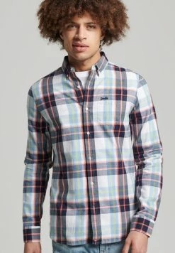Superdry VINTAGE CHEC - Shirt - Portland Check White