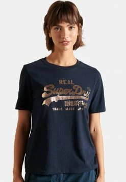 Superdry Print T-shirt - Eclipse Navy