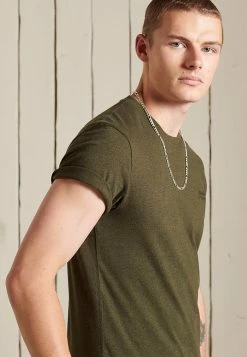 Superdry VINTAGE - Basic T-shirt - Winter Khaki Grit -Superdry Shop a031b77cda844939a519588a3f5fd21a