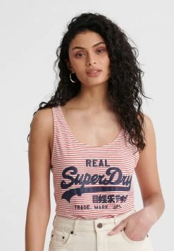 SUPERDRY VINTAGE STRIPE CLASSIC VEST TOP - Top - Ecru Slub Stripe 7 SUPERDRY VINTAGE STRIPE CLASSIC VEST TOP - Top - Ecru Slub Stripe -Superdry Shop a055d1175eb649ddae6a24f775b701a2