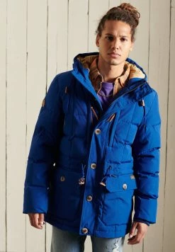 Superdry MOUNTAIN - Denim Jacket - Mazarine Blue