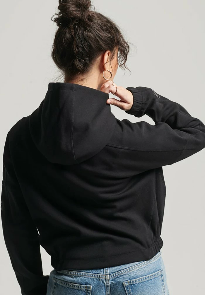 Superdry CODE TECH HUPPARI - Zip-up Sweatshirt - Black 3 Superdry CODE TECH HUPPARI - Zip-up Sweatshirt - Black - Image 3