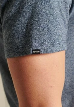 Superdry Basic T-shirt - Frosted Navy Grit -Superdry Shop a0cbfabb47ed4e8cba411b4a1ee144d9