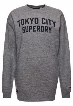 Superdry COLLEGE CREW - Day Dress - Grey Slub Grindle -Superdry Shop a0fd8eeb1d7046aea29be8c9b938e388