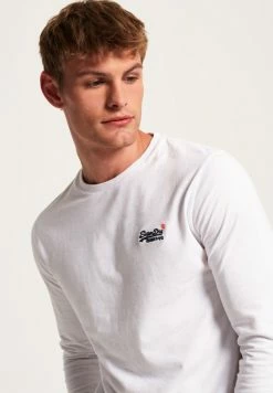 Superdry ORANGE LABEL VINTAGE TEE - Long Sleeved Top - White -Superdry Shop a17177ad76ad4ee9887c44d18432cfd1
