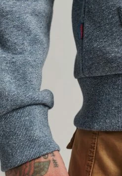 Superdry CLASSIC GRAPHIC LOGO - Zip-up Sweatshirt - Tois Blue Grit -Superdry Shop a1c2cc89287445379ca6781fe30a346c