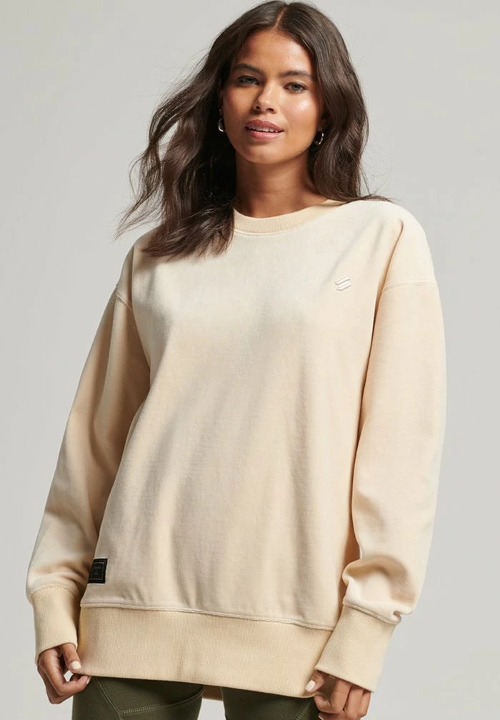 Superdry OVERSIZED - Sweatshirt - Tapioca 1 Superdry OVERSIZED - Sweatshirt - Tapioca