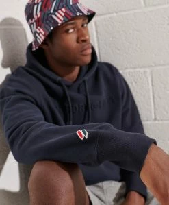 Superdry Hoodie - Deep Navy -Superdry Shop a2443f6ed03b4759a29480a9bf87a5b8