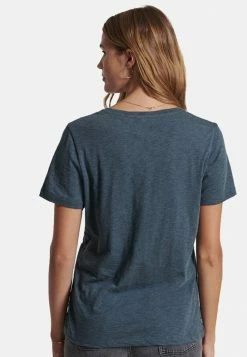 Superdry STUDIOS POCKET V-NECK - Basic T-shirt - Blue Mirage Marl -Superdry Shop a25d208687304e0788d4a5e47793426a
