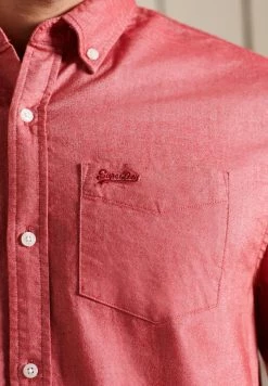 Superdry VINTAGE OXFORD - Shirt - Deep Red -Superdry Shop a27cdc568c874edeb2301350138402c0