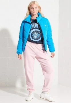 Superdry COLLEGE GRAPHIC - Print T-shirt - Deep Navy Marl