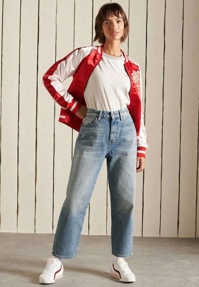 Superdry VINTAGE BASEBALL 3/4 SLEEVED - Long Sleeved Top - Oat Marl/athletic Grey Marl 1 Superdry VINTAGE BASEBALL 3/4 SLEEVED - Long Sleeved Top - Oat Marl/athletic Grey Marl