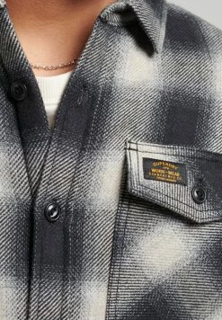 Superdry MILLER - Shirt - Onyx Check -Superdry Shop a2f77bfc77c44e19adcbd094cb5e2491