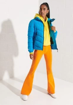 Superdry CODE ORGANIC ESSENTIAL OVERSIZED - Hoodie - Nautical Yellow