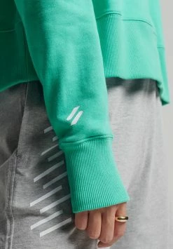 Superdry CROP BOX - Hoodie - Tropical Green 8 Superdry CROP BOX - Hoodie - Tropical Green -Superdry Shop a332539442314b2c924ddee8821a3f37