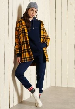 Superdry VINTAGE LOGO EMBROIDERED - Hoodie - Dark Indigo