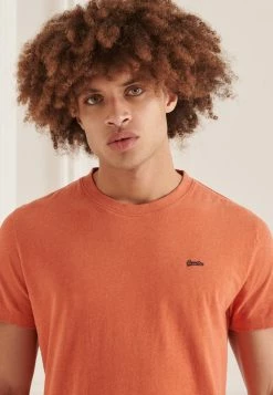 Superdry Basic T-shirt - Rust Orange Marl