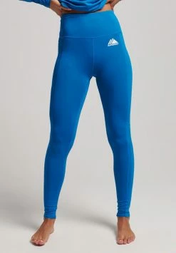 Superdry Leggings - Trousers - Twilight Blue