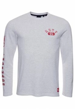 Superdry TRACK & FIELD LONG SLEEVE TOP - Long Sleeved Top - Glacier Grey Marl -Superdry Shop a3e3c9985d744ff79865385e71556bf6