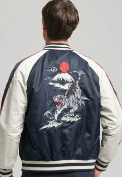 Superdry VINTAGE SUIKAJAN - Bomber Jacket - Eclipse Navy