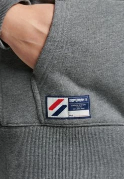 Superdry APPLIQUE OVERSIZED - Hoodie - Dark Charcoal Marl -Superdry Shop a47d026447a443e5b84470253af08a5d