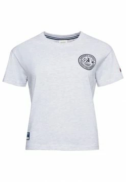 Superdry BOXY - Print T-shirt - Ice Marl -Superdry Shop a4c0b275b55148308213a9cb06c3b7c5