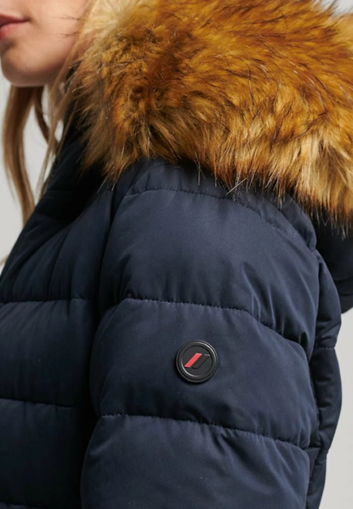 Superdry Winter Coat - Navy 6 Superdry Winter Coat - Navy - Image 6