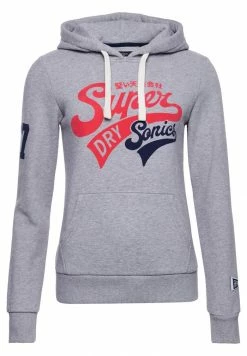 Superdry COLLEGIATE CALI GRAPHIC - Hoodie - Grey Marl -Superdry Shop a4f20e5ef4e44fd2a9326f873b4d7bd9