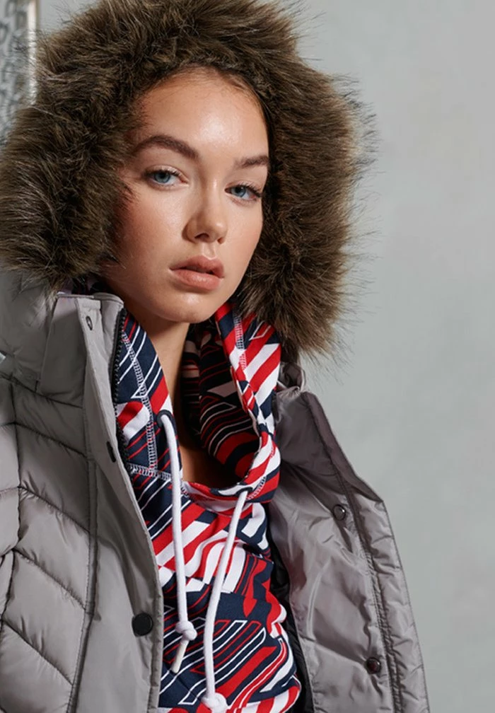 Superdry Winter Jacket - Silver 2 Superdry Winter Jacket - Silver - Image 2