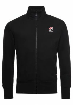 Superdry ESSENTIAL - Zip-up Sweatshirt - Black
