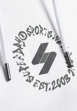 Superdry CODE GLOBE LOGO LOOSE - Hoodie - Optic -Superdry Shop a58590843b8c40dcba4c27eb92528055