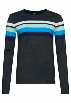 Superdry CALI STRIPE - Long Sleeved Top - Eclipse Navy Marl -Superdry Shop a60153e88f78477e9710bc7041c60cf9